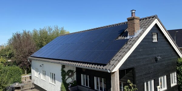 Zonnepaneel op huis